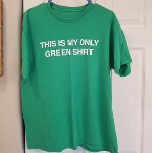 This is my only green shirt